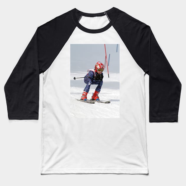 Finish line tuck Baseball T-Shirt by wolftinz